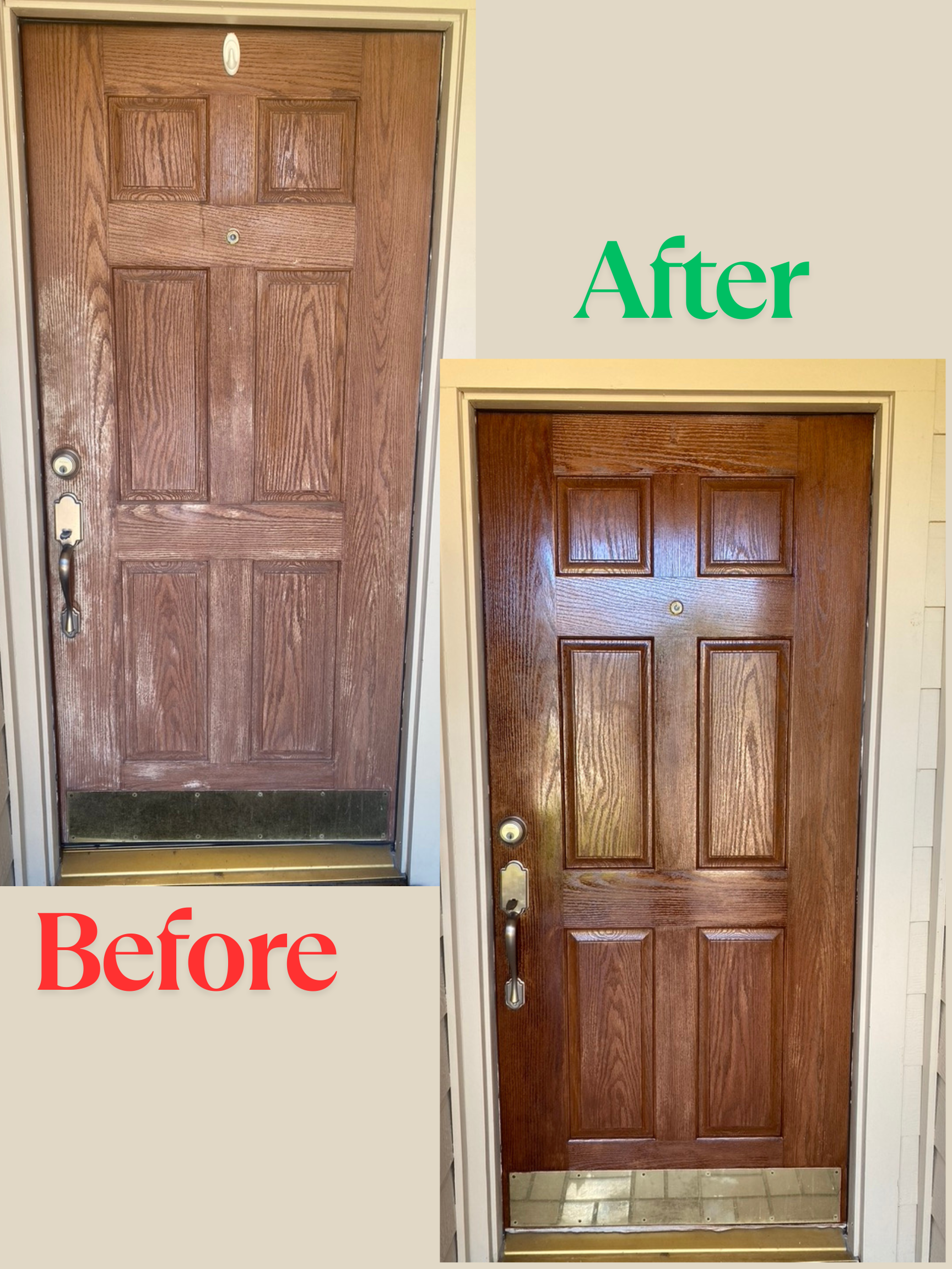 Before and after painting project by INRI Paint & Wall
